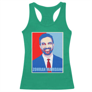 Zohran Madamni Racerback Tank Top for New York Mayor TS02 Irish Green Print Your Wear