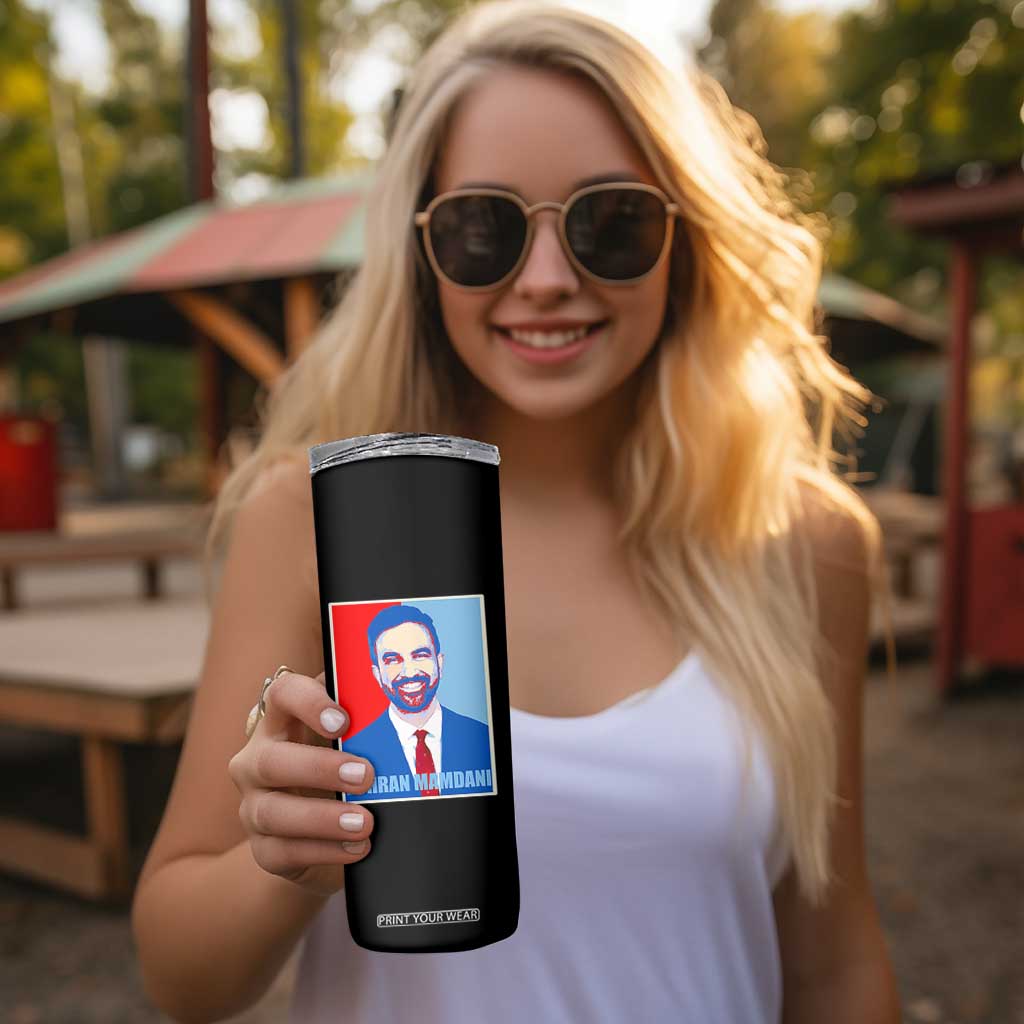 Zohran Madamni Skinny Tumbler for New York Mayor TS02 Print Your Wear