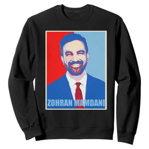 Zohran Madamni Sweatshirt for New York Mayor TS02 Black Print Your Wear
