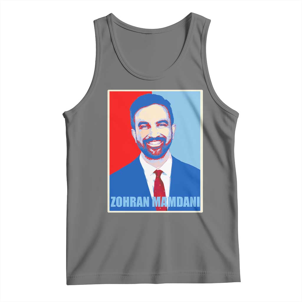 Zohran Madamni Tank Top for New York Mayor TS02 Black Heather Print Your Wear