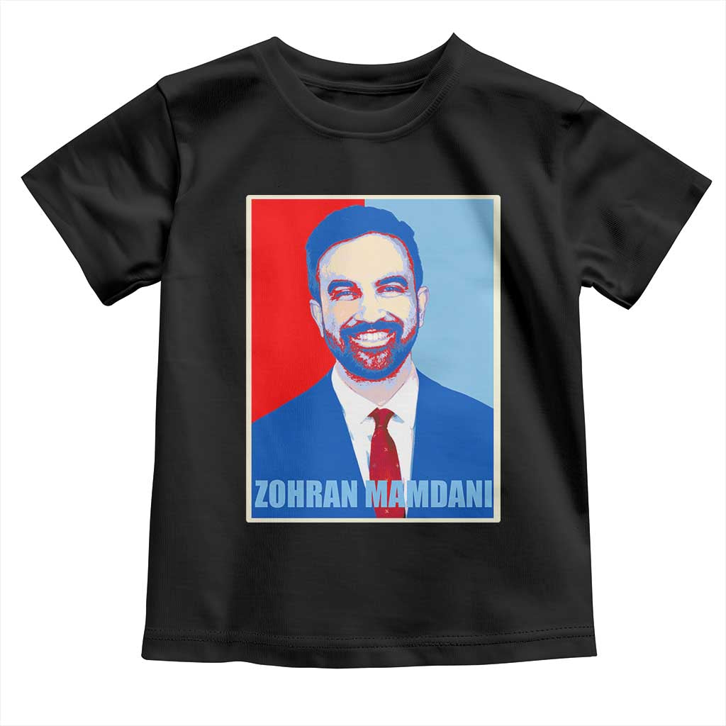 Zohran Madamni Toddler T Shirt for New York Mayor TS02 Black Print Your Wear