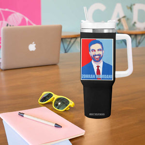Zohran Madamni Tumbler With Handle for New York Mayor TS02 Print Your Wear