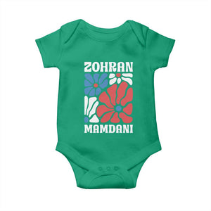Zohran Madamni We The People Baby Onesie New York City TS02 Irish Green Print Your Wear