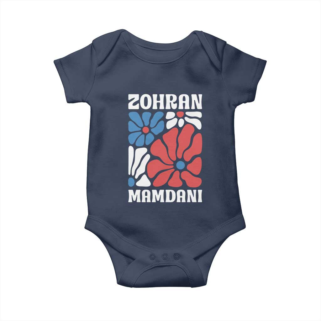 Zohran Madamni We The People Baby Onesie New York City TS02 Navy Print Your Wear