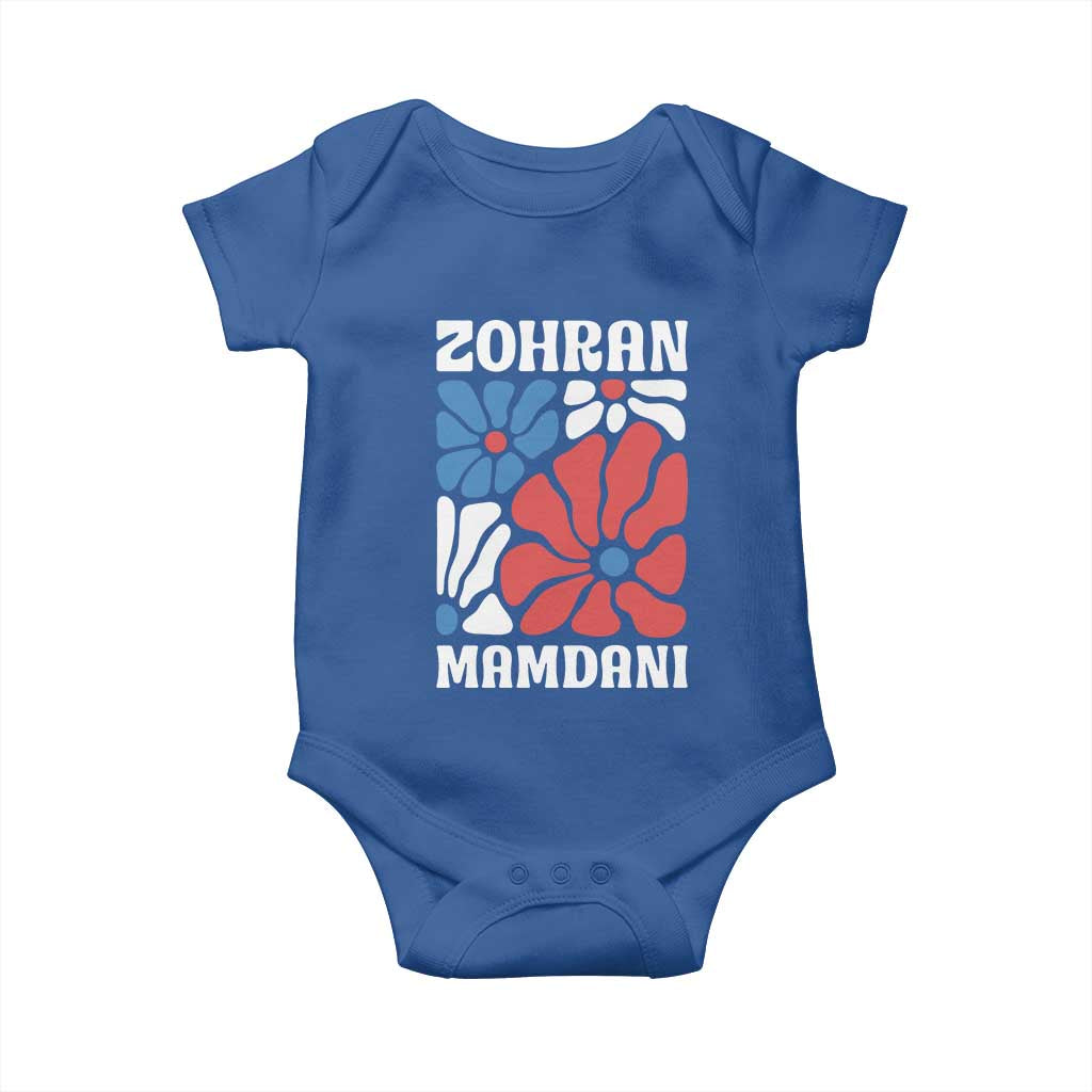 Zohran Madamni We The People Baby Onesie New York City TS02 Royal Blue Print Your Wear
