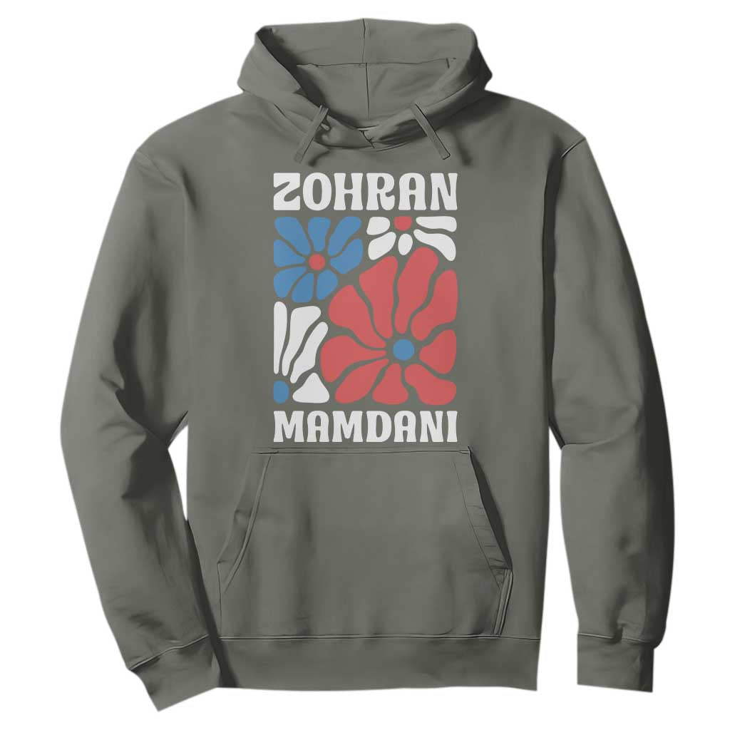 Zohran Madamni We The People Hoodie New York City TS02 Military Green Print Your Wear