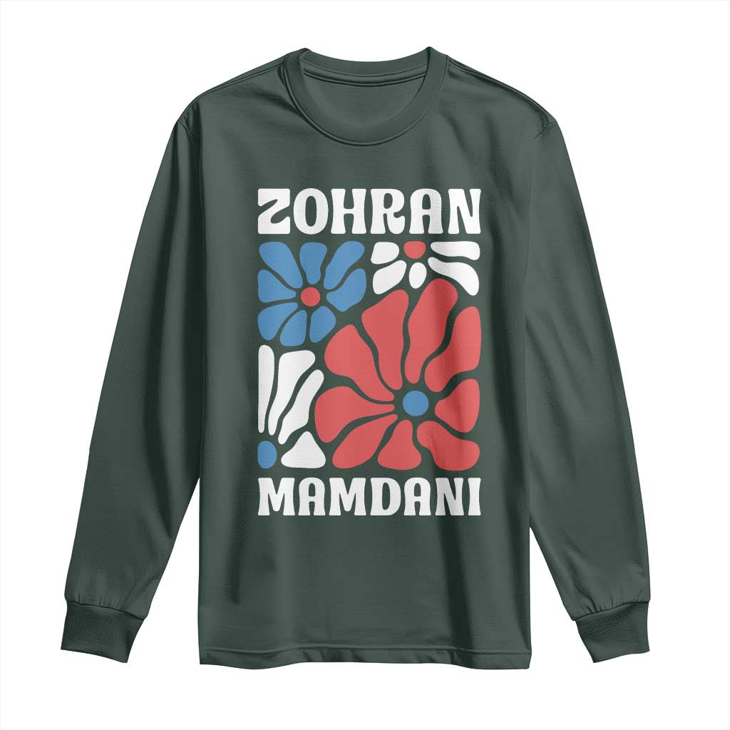 Zohran Madamni We The People Long Sleeve Shirt New York City TS02 Dark Forest Green Print Your Wear