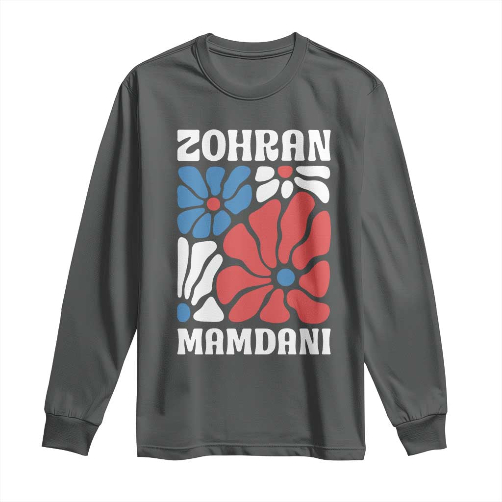 Zohran Madamni We The People Long Sleeve Shirt New York City TS02 Dark Heather Print Your Wear