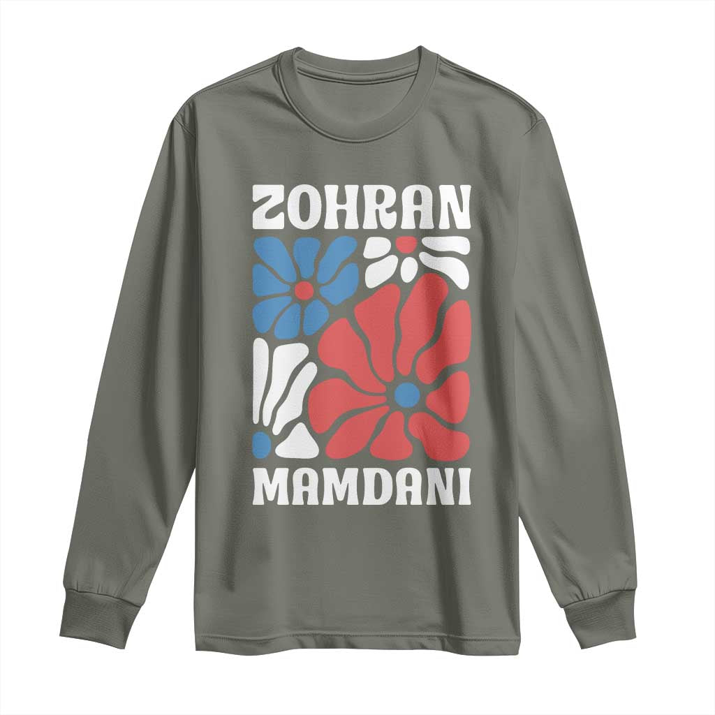 Zohran Madamni We The People Long Sleeve Shirt New York City TS02 Military Green Print Your Wear