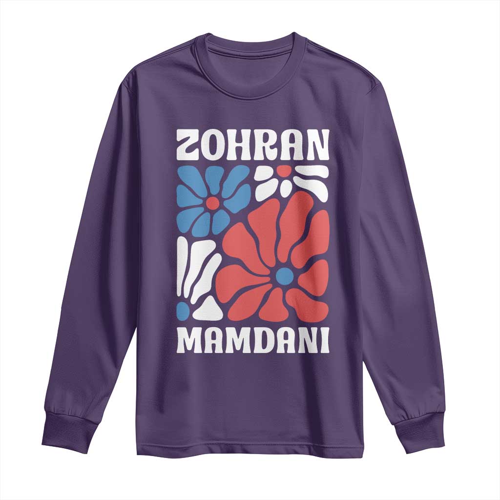 Zohran Madamni We The People Long Sleeve Shirt New York City TS02 Purple Print Your Wear