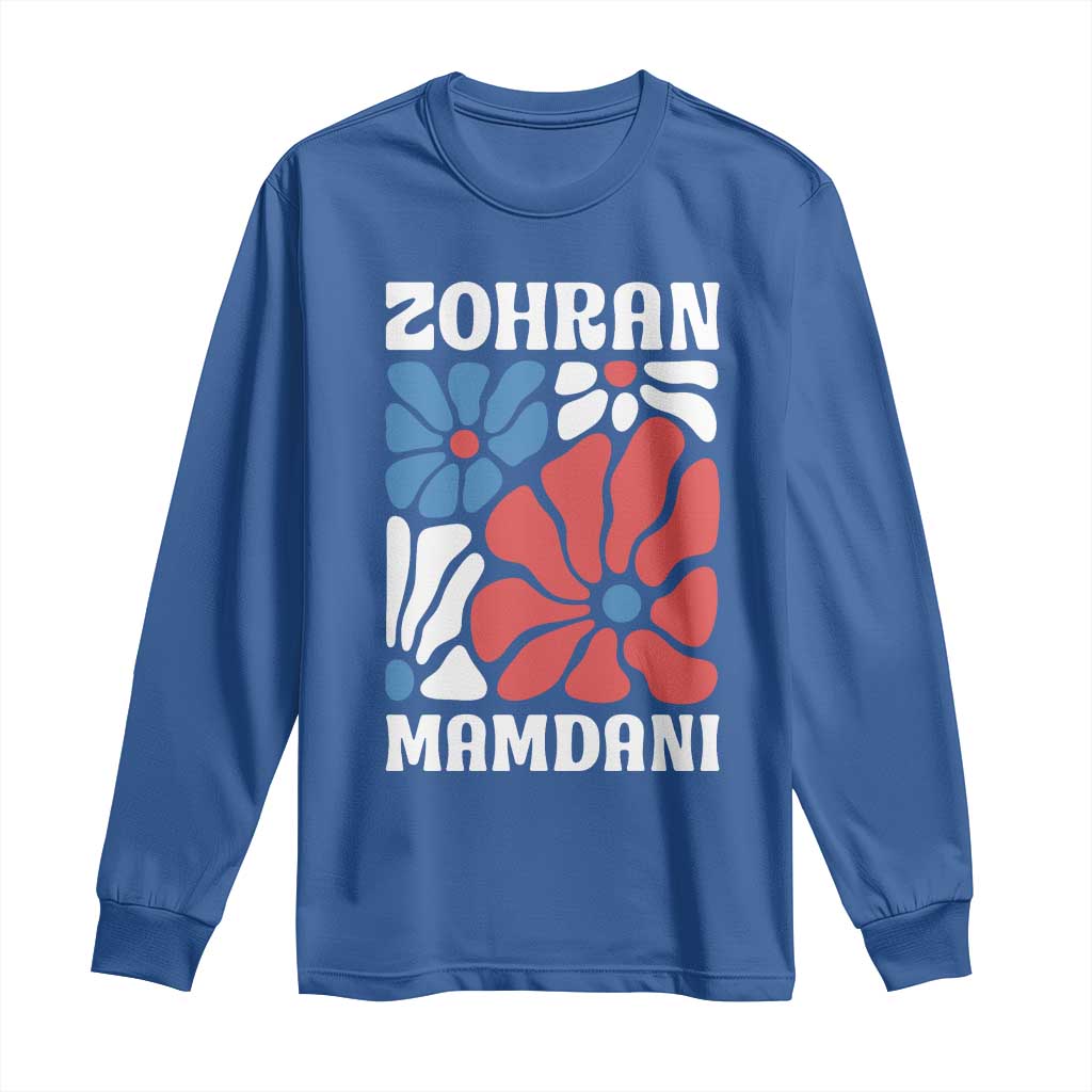Zohran Madamni We The People Long Sleeve Shirt New York City TS02 Royal Blue Print Your Wear