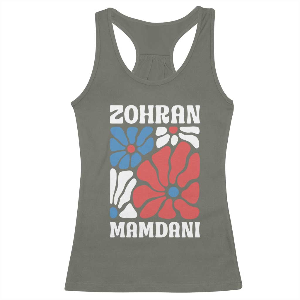 Zohran Madamni We The People Racerback Tank Top New York City TS02 Military Green Print Your Wear