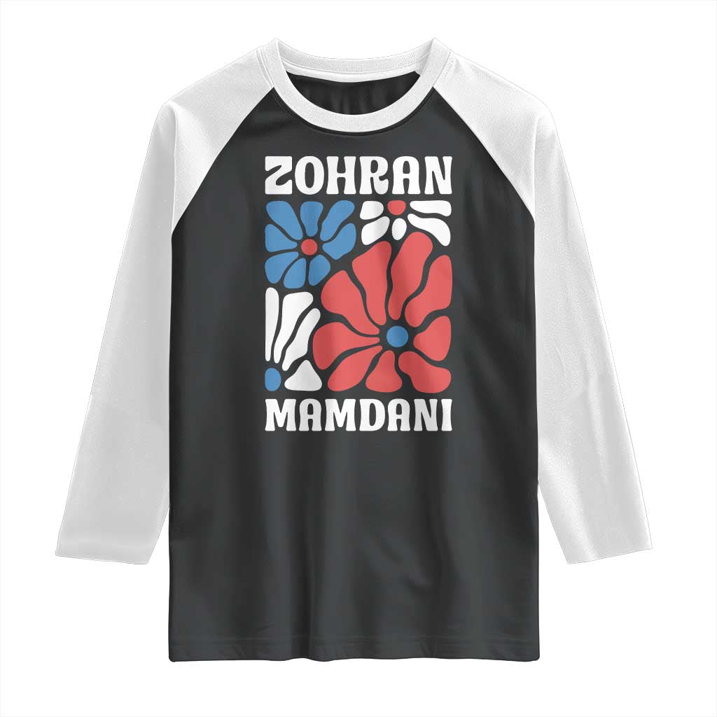 Zohran Madamni We The People Raglan Shirt New York City TS02 Black White Print Your Wear