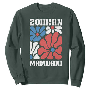 Zohran Madamni We The People Sweatshirt New York City TS02 Dark Forest Green Print Your Wear