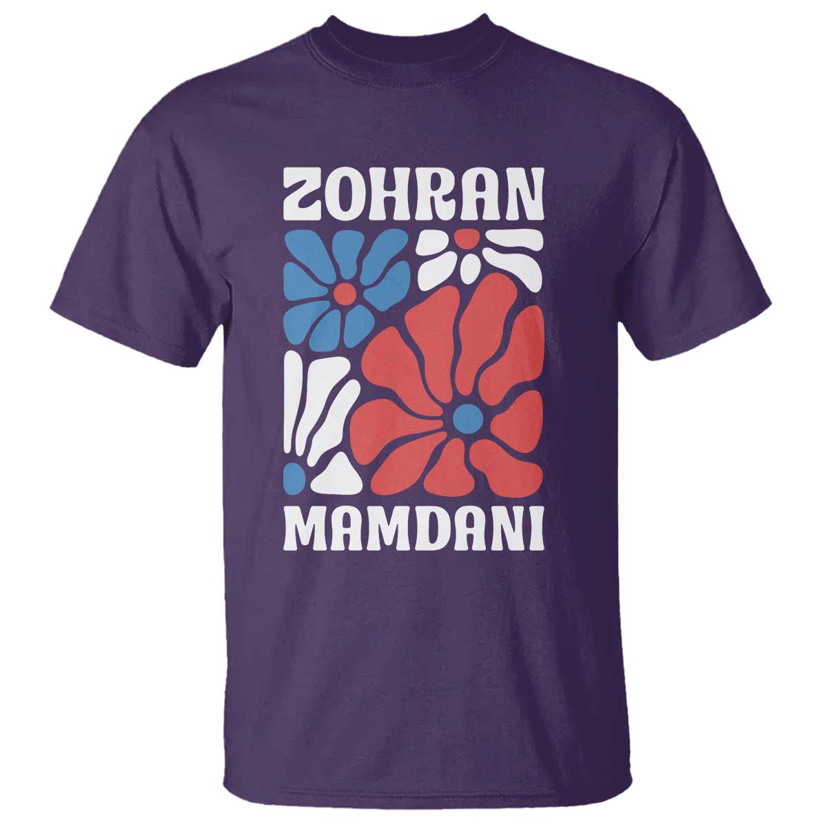 Zohran Madamni We The People T Shirt New York City TS02 Purple Print Your Wear