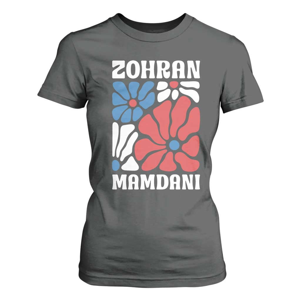 Zohran Madamni We The People T Shirt For Women New York City TS02 Dark Heather Print Your Wear