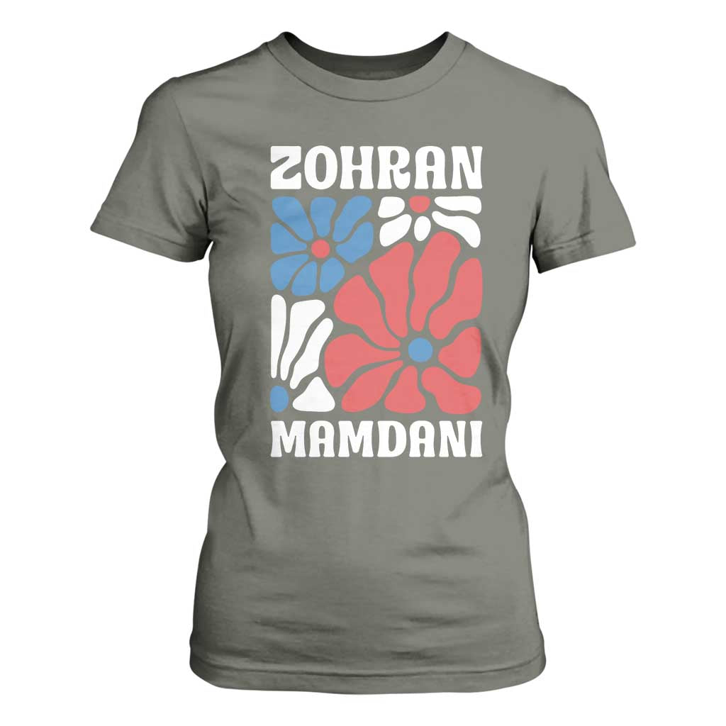 Zohran Madamni We The People T Shirt For Women New York City TS02 Military Green Print Your Wear