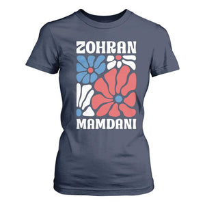Zohran Madamni We The People T Shirt For Women New York City TS02 Navy Print Your Wear