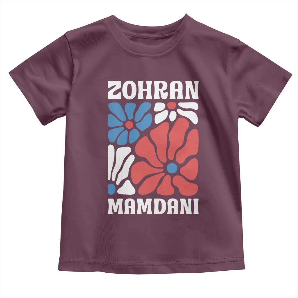 Zohran Madamni We The People Toddler T Shirt New York City TS02 Maroon Print Your Wear