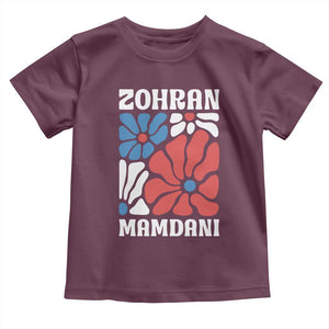 Zohran Madamni We The People Toddler T Shirt New York City TS02 Maroon Print Your Wear