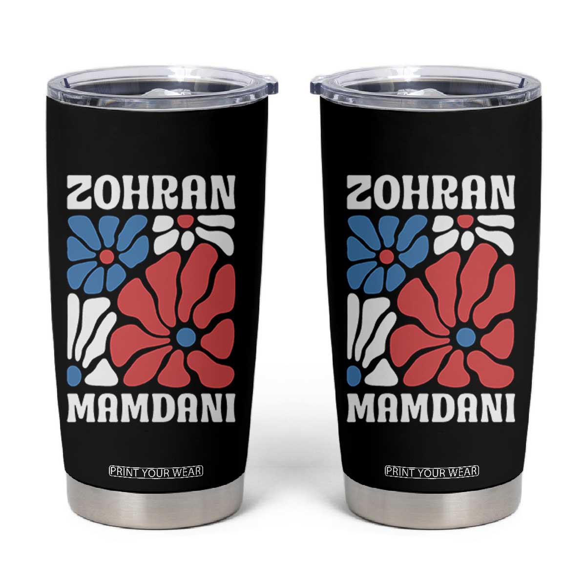 Zohran Madamni We The People Tumbler Cup New York City TS02 Black Print Your Wear