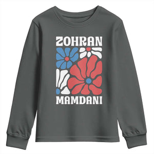 Zohran Madamni We The People Youth Sweatshirt New York City TS02 Dark Heather Print Your Wear