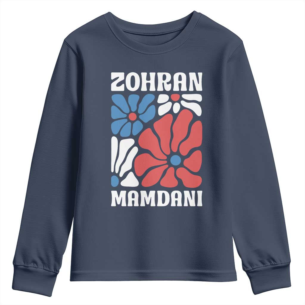 Zohran Madamni We The People Youth Sweatshirt New York City TS02 Navy Print Your Wear