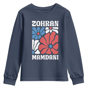 Zohran Madamni We The People Youth Sweatshirt New York City TS02 Navy Print Your Wear