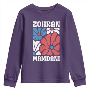 Zohran Madamni We The People Youth Sweatshirt New York City TS02 Purple Print Your Wear