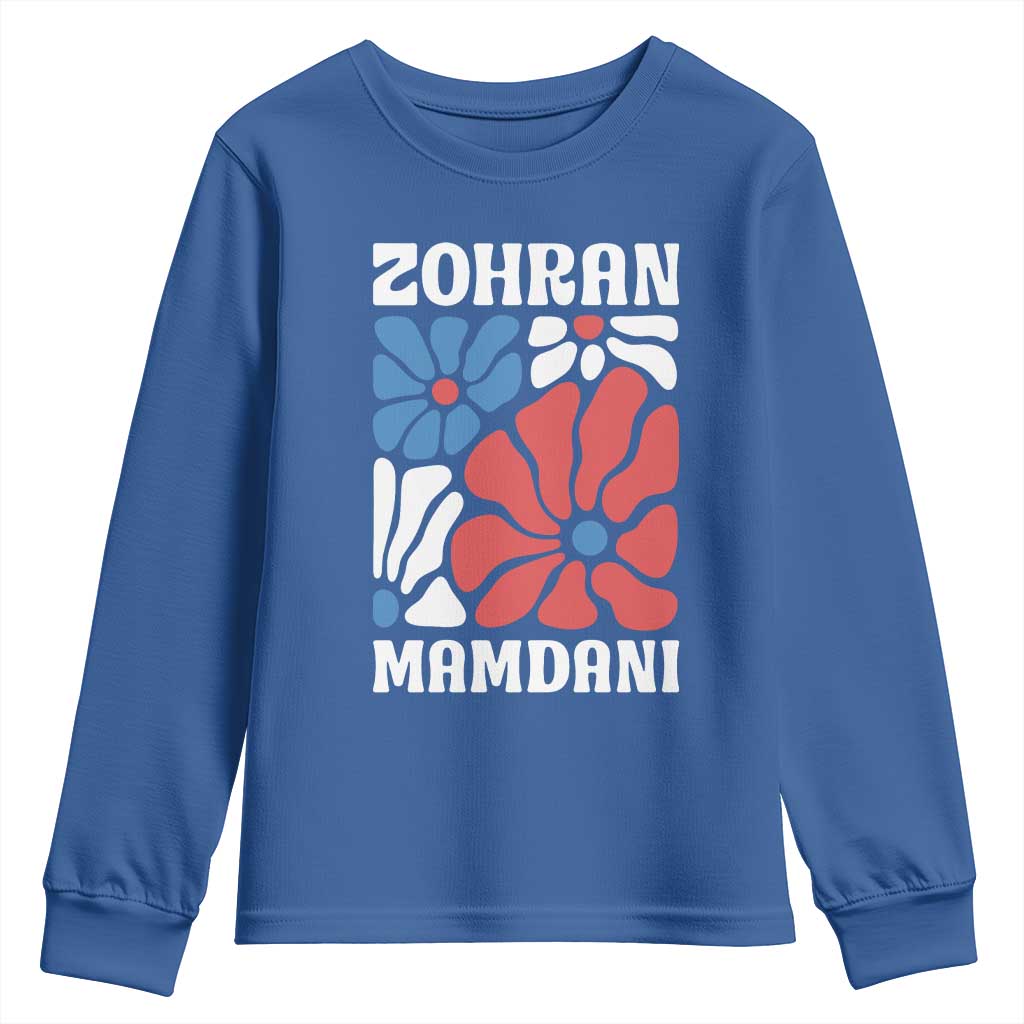 Zohran Madamni We The People Youth Sweatshirt New York City TS02 Royal Blue Print Your Wear
