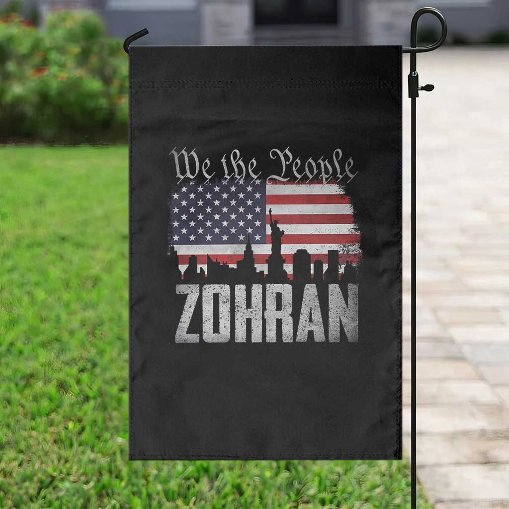 Zohran Mamdani Groovy Flowers Garden Flag Retro Style TS02 Print Your Wear