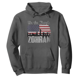 Zohran Mamdani Groovy Flowers Hoodie Retro Style TS02 Dark Heather Print Your Wear