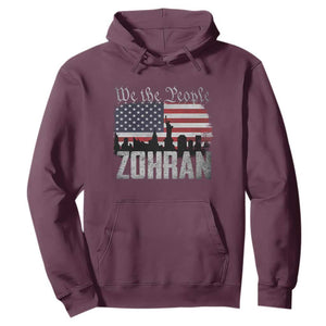 Zohran Mamdani Groovy Flowers Hoodie Retro Style TS02 Maroon Print Your Wear