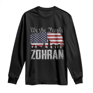 Zohran Mamdani Groovy Flowers Long Sleeve Shirt Retro Style TS02 Black Print Your Wear