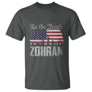 Zohran Mamdani Groovy Flowers T Shirt Retro Style TS02 Dark Heather Print Your Wear