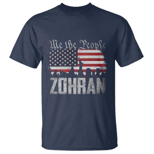 Zohran Mamdani Groovy Flowers T Shirt Retro Style TS02 Navy Print Your Wear