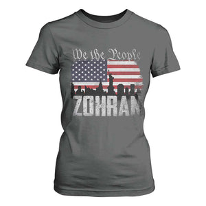 Zohran Mamdani Groovy Flowers T Shirt For Women Retro Style TS02 Dark Heather Print Your Wear