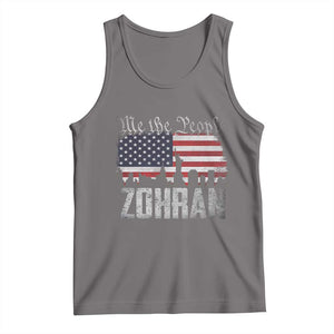 Zohran Mamdani Groovy Flowers Tank Top Retro Style TS02 Deep Heather Print Your Wear