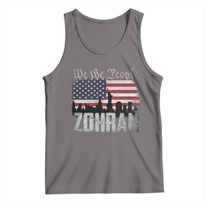 Zohran Mamdani Groovy Flowers Tank Top Retro Style TS02 Deep Heather Print Your Wear