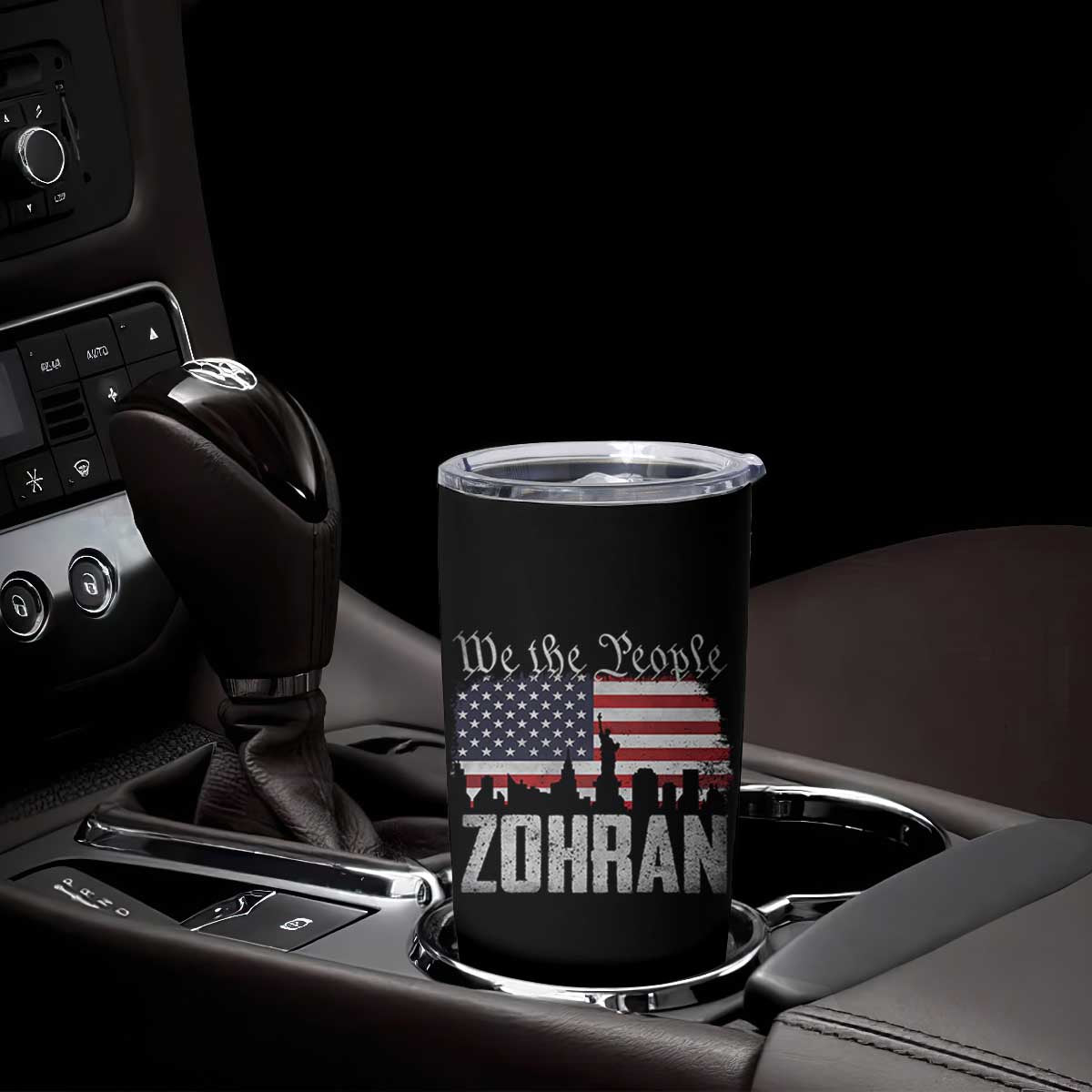 Zohran Mamdani Groovy Flowers Tumbler Cup Retro Style TS02 Print Your Wear