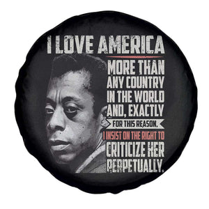 James Baldwin American Patriotic Spare Tire Cover I Love America More Than Any Country TS02 Print Your Wear