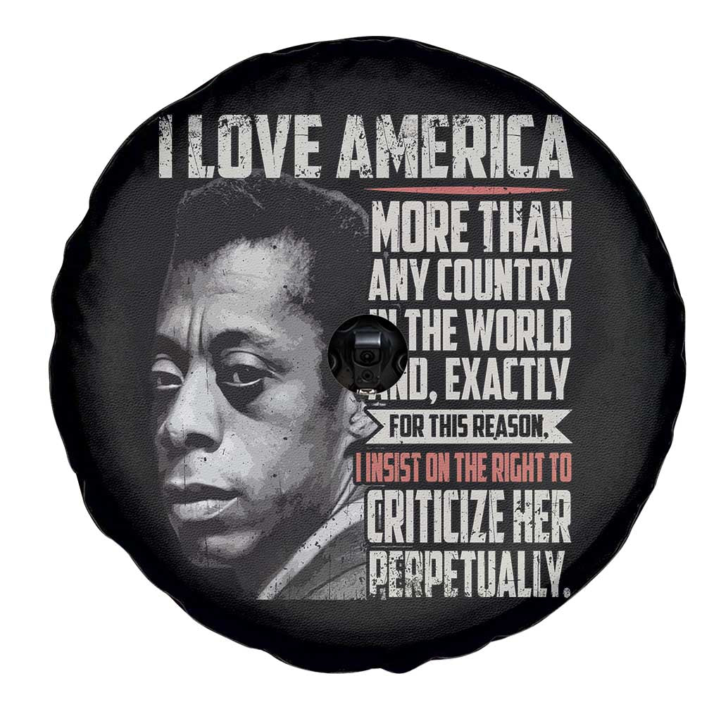 James Baldwin American Patriotic Spare Tire Cover I Love America More Than Any Country TS02 Print Your Wear