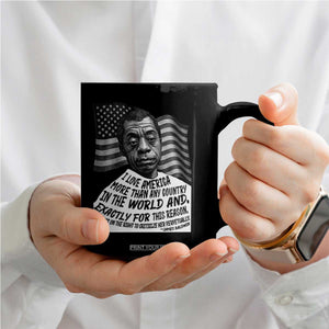James Baldwin American Patriotic Coffee Mug I Love America More Than Any Country American Flag TS02 Print Your Wear