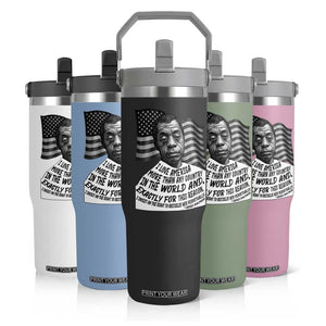 James Baldwin American Patriotic Flip Straw Tumbler I Love America More Than Any Country American Flag TS02 Print Your Wear