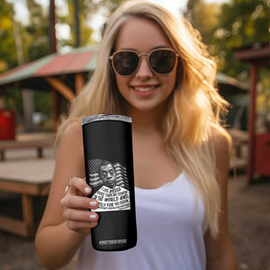 James Baldwin American Patriotic Skinny Tumbler I Love America More Than Any Country American Flag TS02 Print Your Wear
