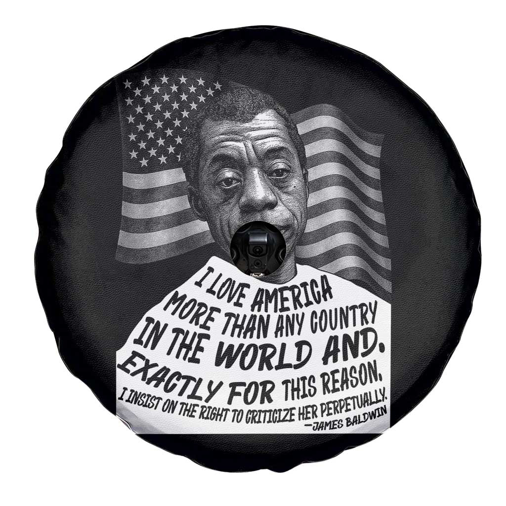 James Baldwin American Patriotic Spare Tire Cover I Love America More Than Any Country American Flag TS02 Print Your Wear