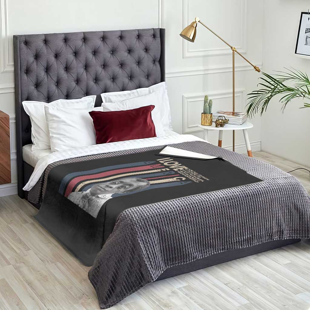 James Baldwin American Patriotic Throw Blanket I Love America More Than Any Country Retro TS02 Print Your Wear