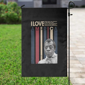 James Baldwin American Patriotic Garden Flag I Love America More Than Any Country Retro TS02 Print Your Wear