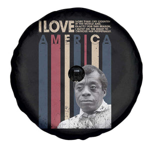 James Baldwin American Patriotic Spare Tire Cover I Love America More Than Any Country Retro TS02 Print Your Wear