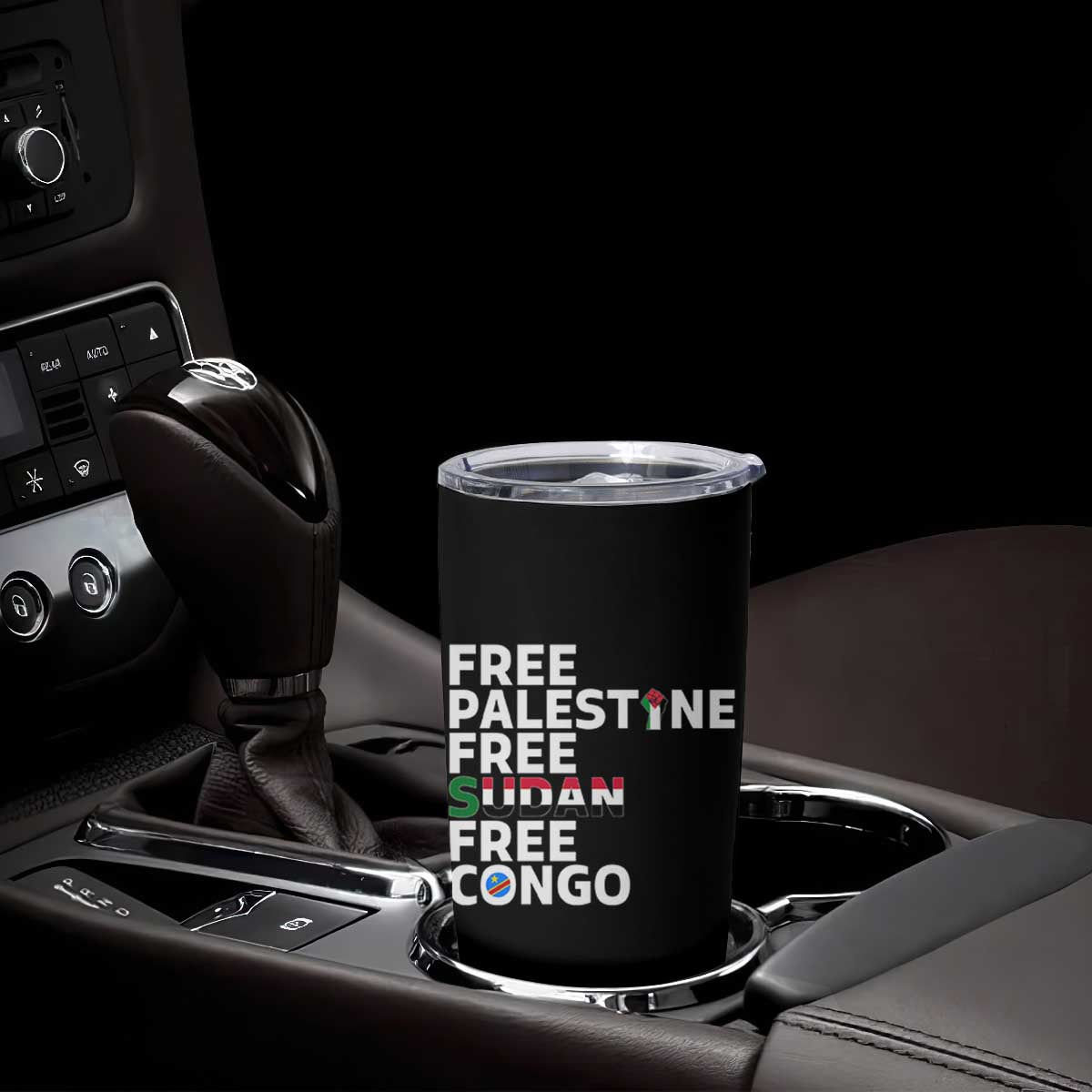 Free Palestine Sudan Congo Tumbler Cup Human Rights Activist Justice and Solidarity TS02 Print Your Wear